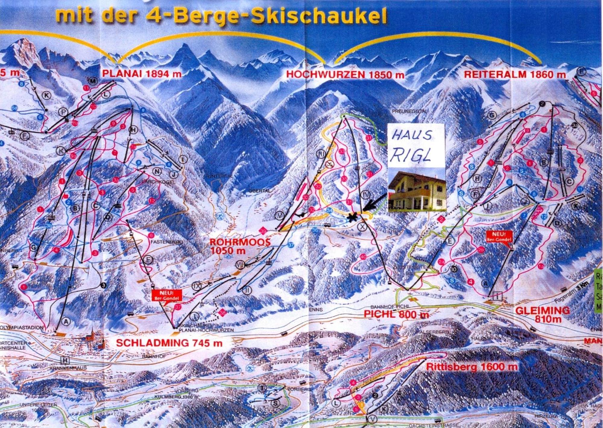 Haus Rigl Lägenhet Schladming Exteriör bild